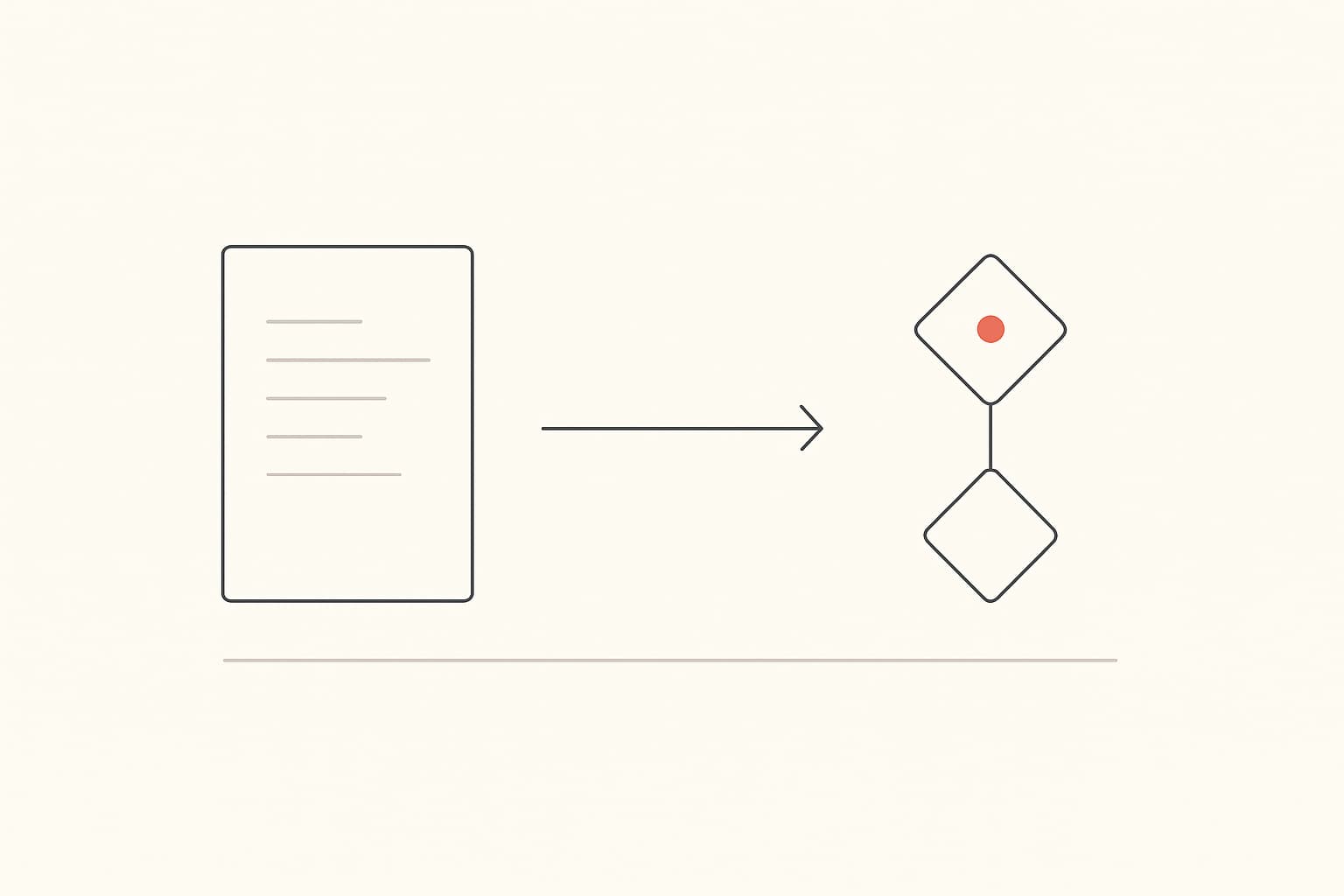 Footbridge from code desk to decision table — career transition